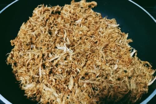 绵软|孩子爱吃的肉松，自己在家做很简单，蓬松绵软喷喷香，干净无添加