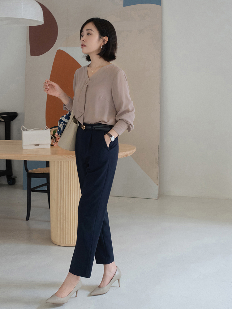 阔腿裤 秋天不一定要穿卫衣,衬衫一样很高级,这些搭配干练又洋气