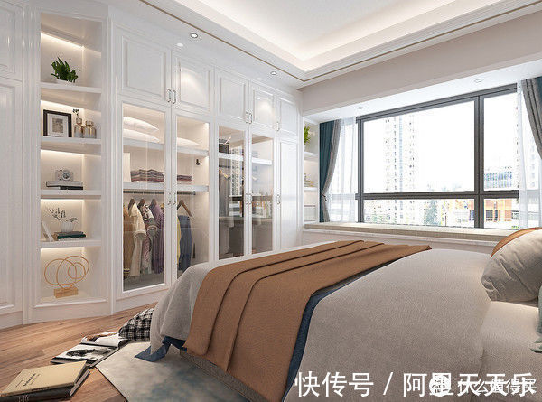 碧桂园|精明的老婆坚持把衣柜门装成玻璃材质，效果出乎意料地耐看，精致