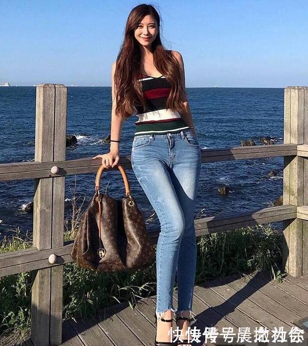 高跟鞋|如果想要体验紧身牛仔裤的美,没有如此丰腴的身姿有点压力