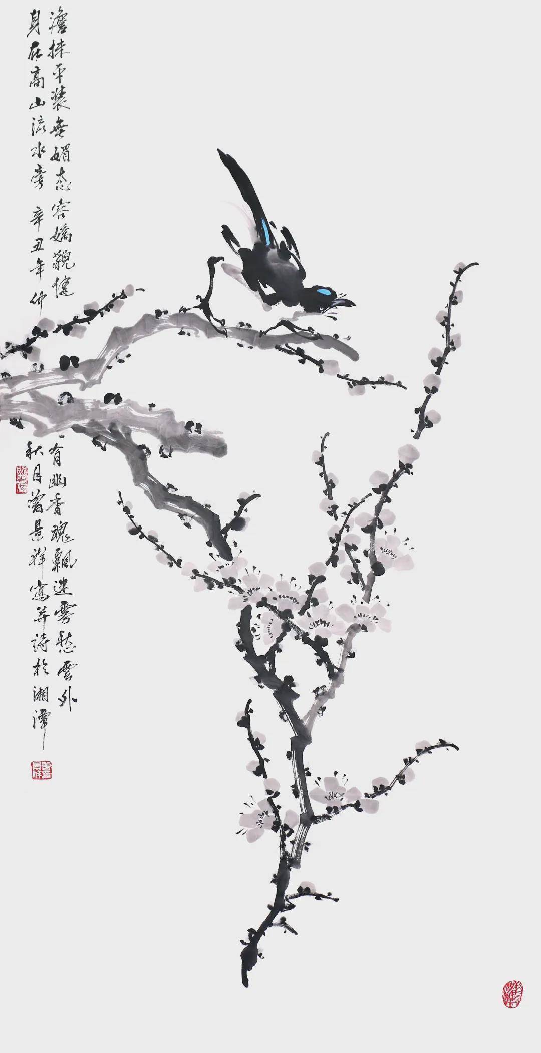 湘潭师范学院!翰墨丹青展风采——画家曾景祥花鸟画作品欣赏