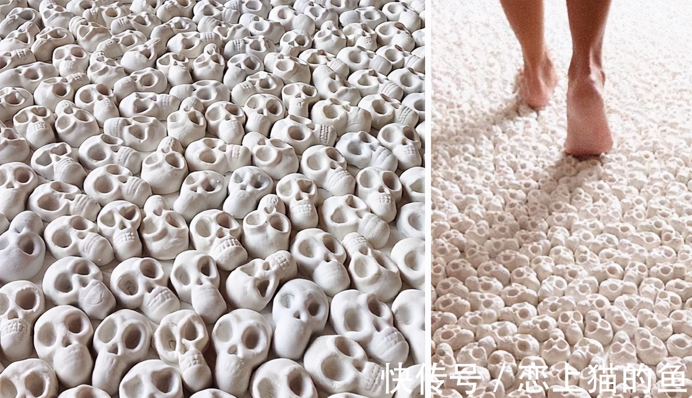 一双绣花鞋&35个国外的奇葩设计,用上万支烟做成地毯,网友:是艺术还是浪费
