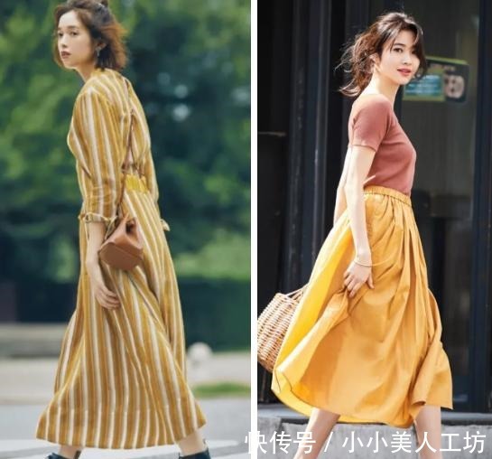 左图 美不美、看配色，简单的“三色”搭配法，让你穿衣更高级