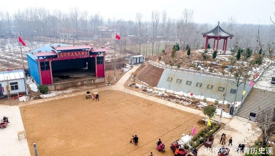 汉武帝刘彻泰山封禅回来,率众堵黄河决口,建宣防宫现有遗址