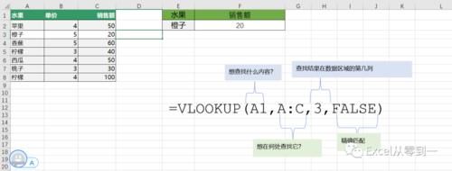 提高|vlookup入门教程，职场人必备函数，快速提高工作效率