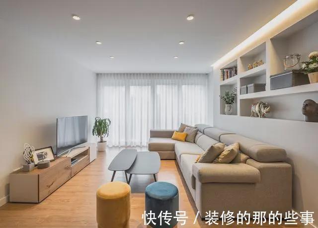 客餐厅|152㎡装修有舍有得，客餐厅不打柜子，看起来空无一物，反而敞亮
