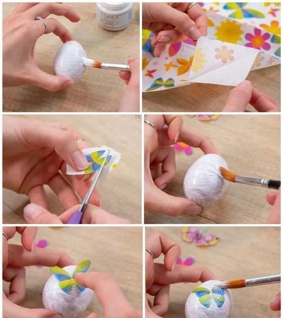 鸡蛋壳&蛋壳创意手工,大人小孩都可以学,只是简单画画,成品非常好看