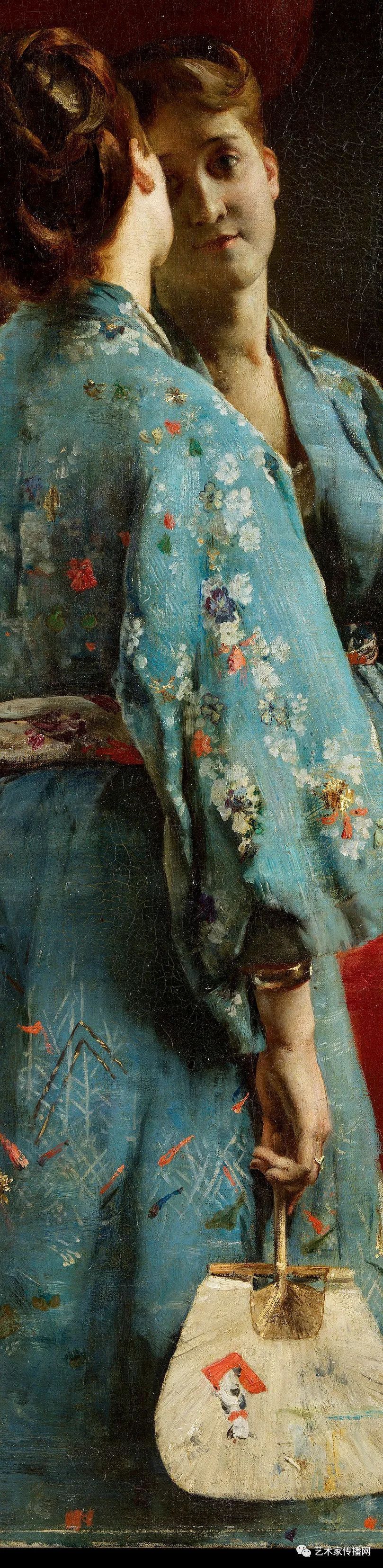 阿尔弗雷德|史蒂文斯 油画人物欣赏