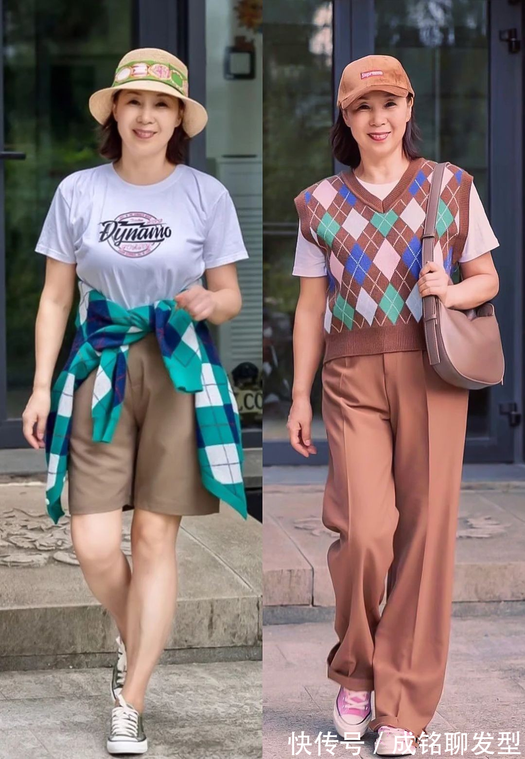 微胖 年过六十的穿搭博主,颜值不同身材一般,却凭借高雅的穿搭出圈