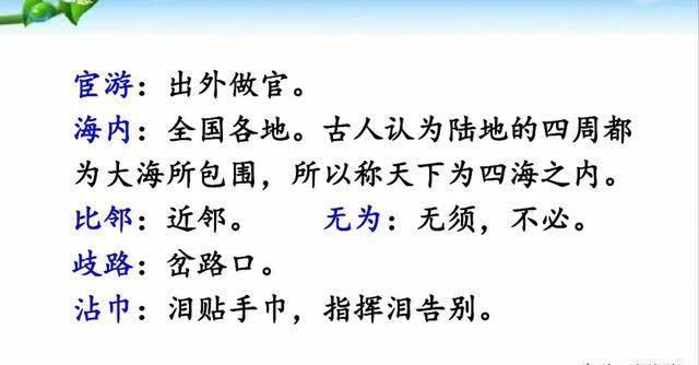 部编版八年级语文下册课外古诗词诵读（一）图文解读