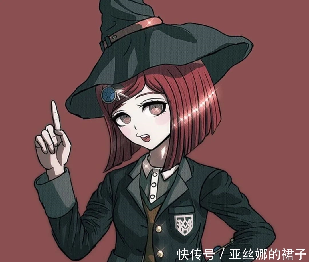 《弹丸论破》梦野秘密子，为数不多活下来的成长系角色，动漫头像