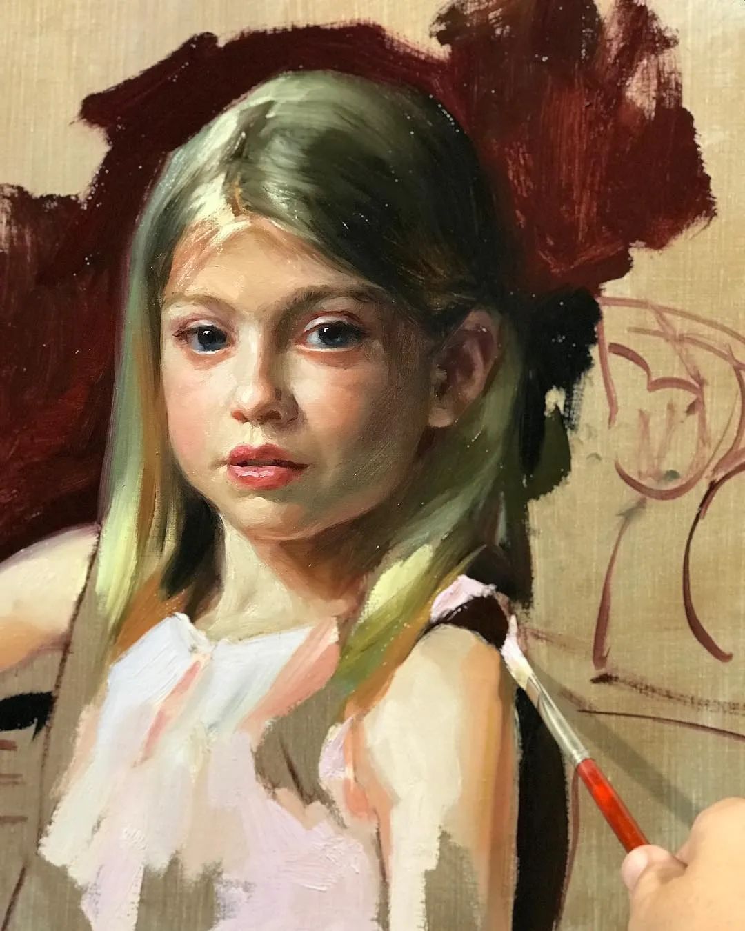 ·沃利戈夫|弗拉基米尔·沃利戈夫 的笔下,夏日繁花,娇媚女子,岁月静好