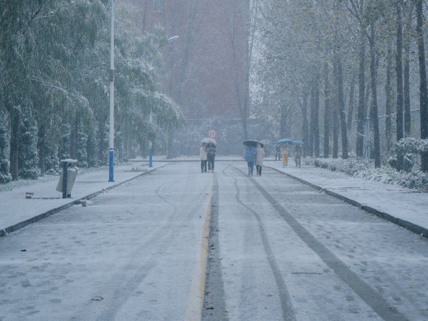 冬雪|山传初雪，许你一场深情共白头