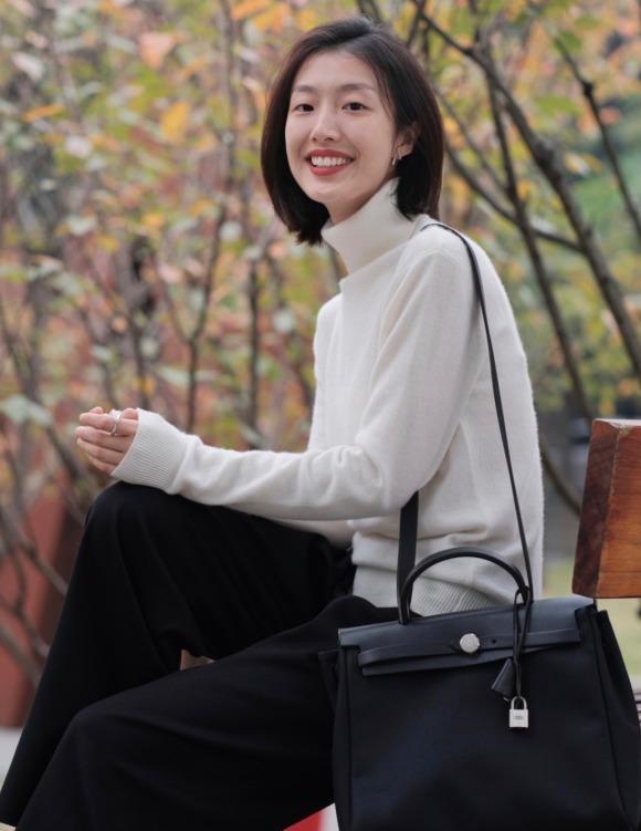 西装裤|针织衫怎么穿保暖又高级?借鉴这几组穿搭,洋气温柔又显气质