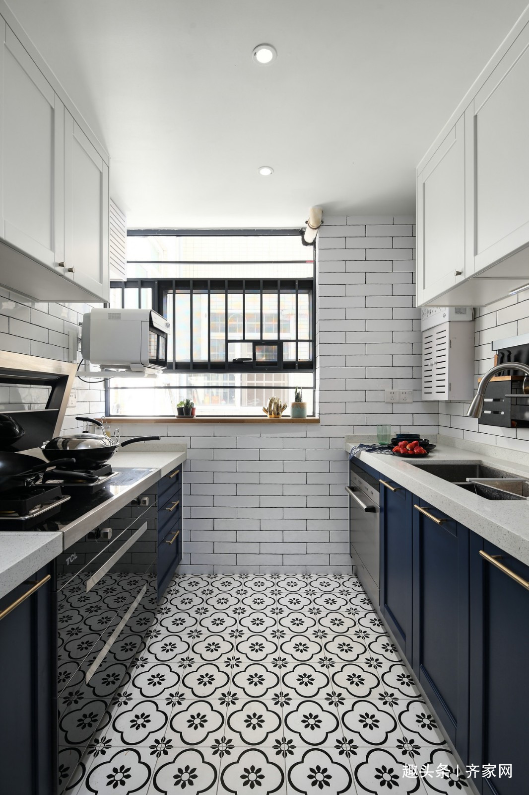 储物|107㎡北欧风,客餐厅一体,嵌入式储物,高效利用空间!