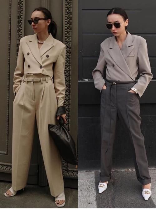 黑白灰打造初春的高级感，跟着博主这么穿，一点都不无聊还很时髦