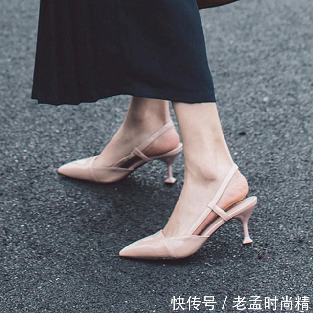 高跟鞋 女人出场少不了一双高跟鞋撑场面,小个子选第6款,约会穿不累脚