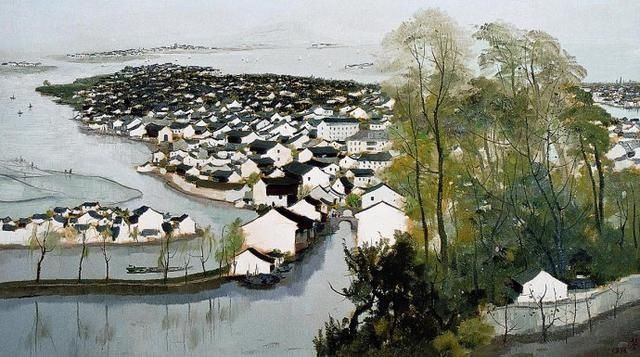 吴冠中|“中国画”吴冠中画的太好,中国画在他笔下活了起来