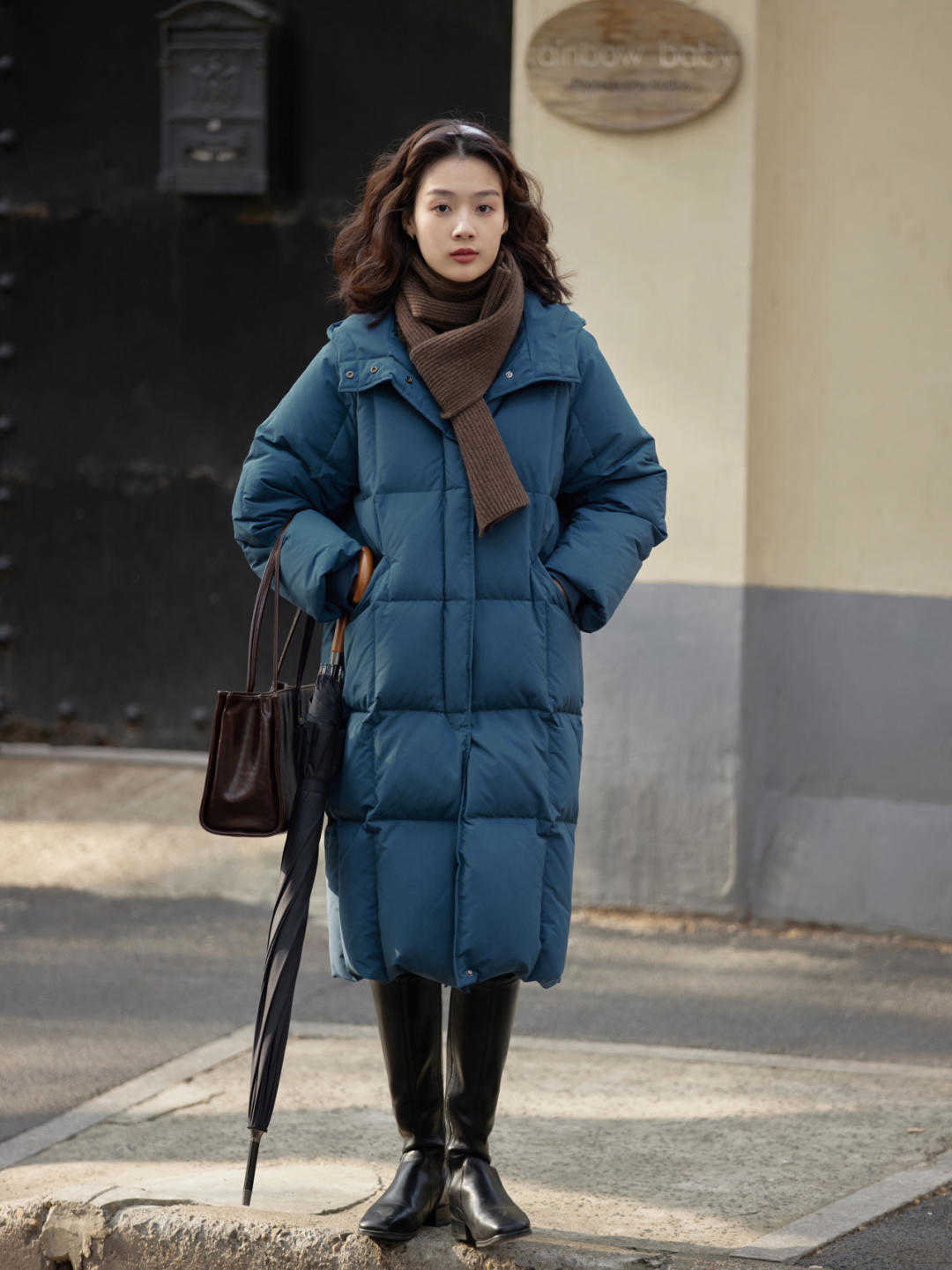 博主 长筒靴怎么穿?建议你试试“塞裤脚”,显高显瘦还超级有范儿