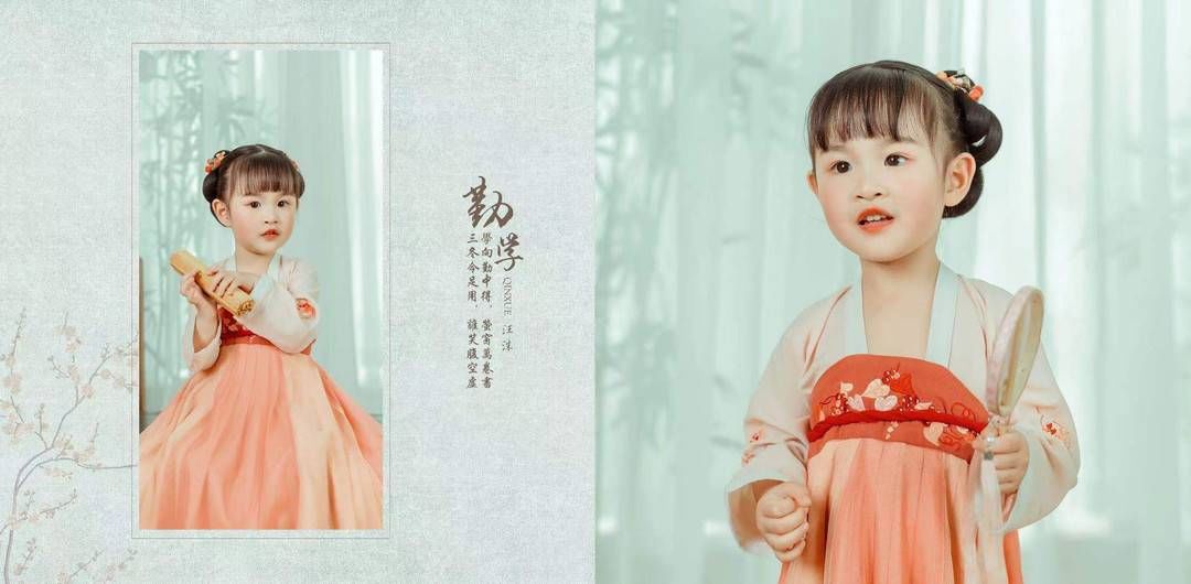 华夏|超萌！三岁可爱小萝莉华夏变身汉服宝贝