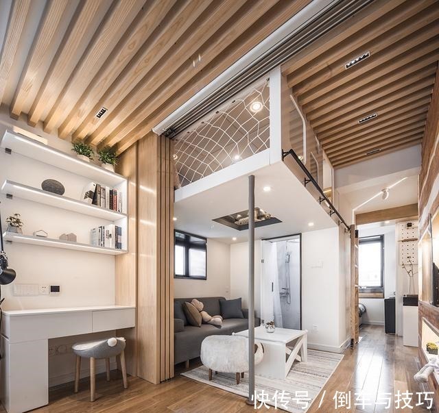 操作台|套内仅34㎡，空间利用到极致，蜗居变“豪宅”，一家五口很满意！