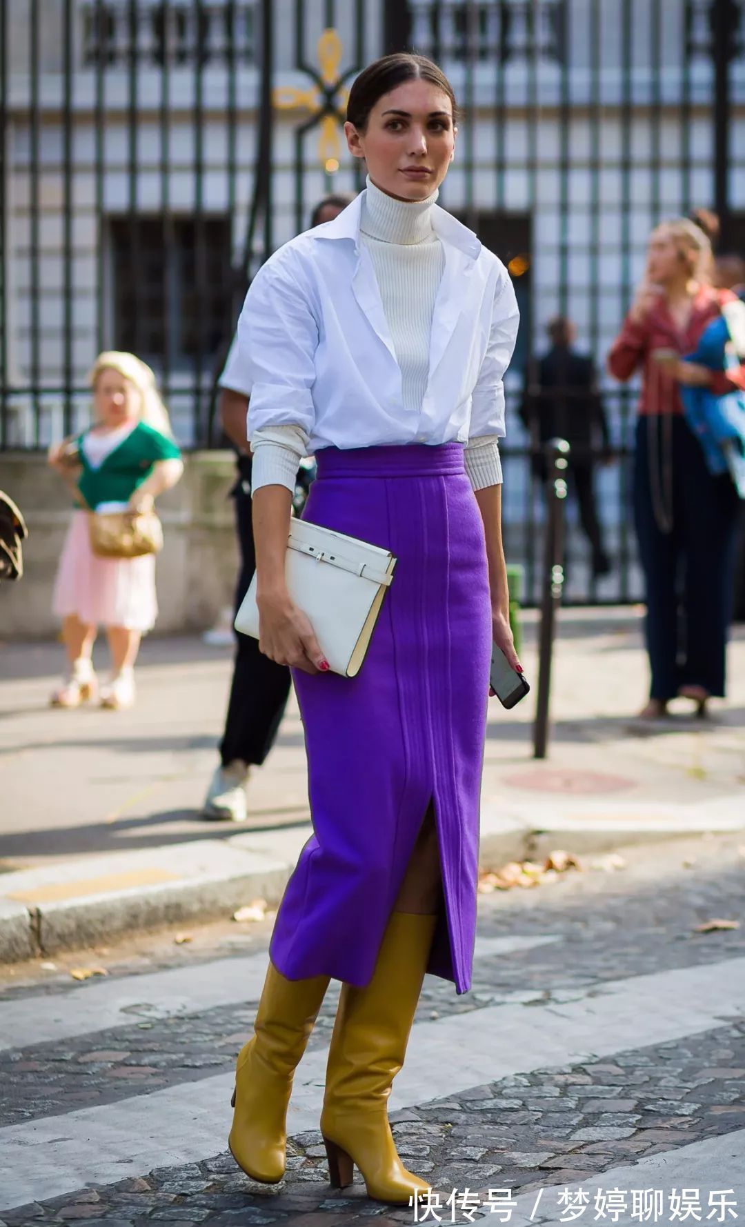 百褶裙|穿来穿去,还是衬衫+裙子最百搭时髦,一年四季都能让你美上天