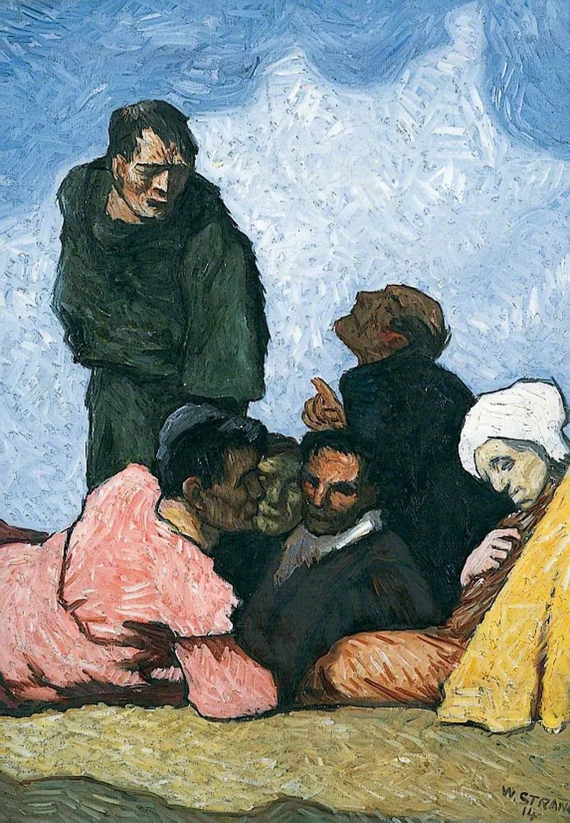 技艺$他的绘画技艺精湛,且富有想象力