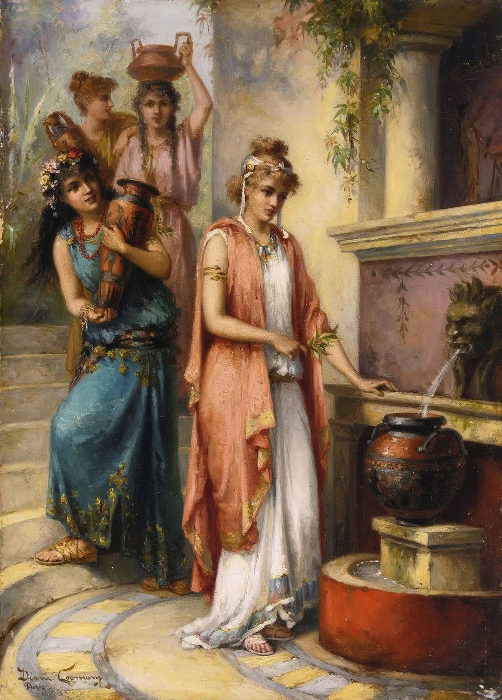 画家&比利时画家?约瑟夫·库曼斯笔下的美女,太迷人!