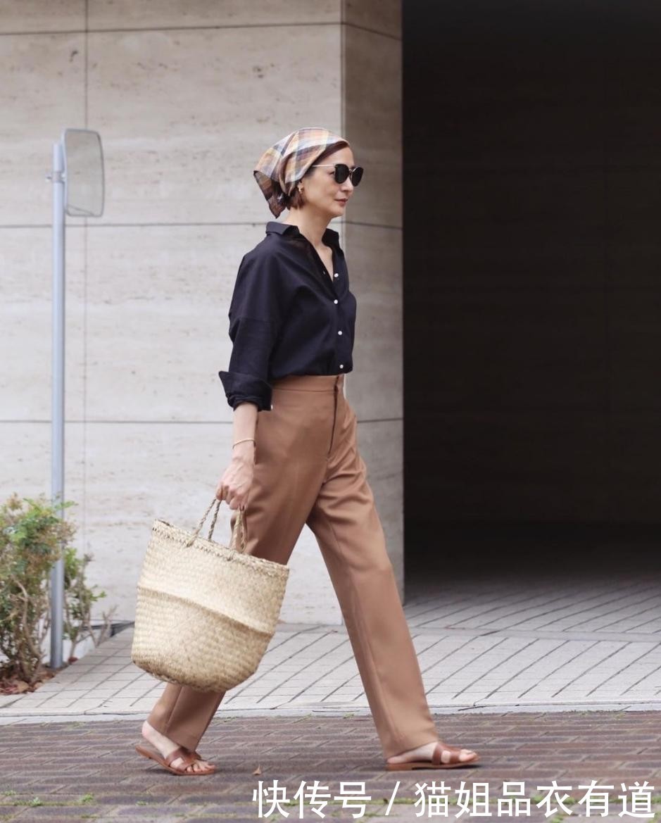 凉鞋|懂穿搭的女人有多美?“阔腿裤+平底鞋”今夏这么穿时髦又迷人