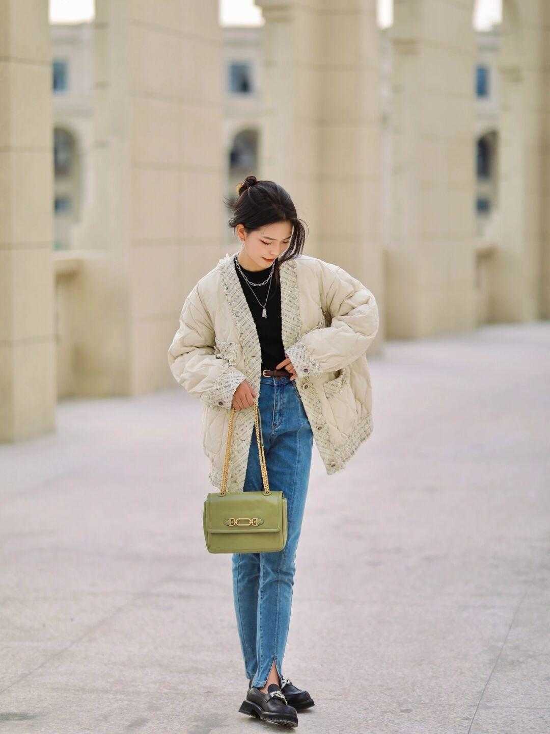 修饰|羽绒服要遮肉更要时髦,看潮人给你亲身示范,好用还简单!