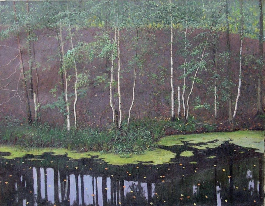 美术学院&俄罗斯艺术家谢尔盖恰布里金风景油画作品