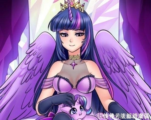 紫悦公主|小马宝莉主角团拟人时装秀,紫悦黑丝好漂亮,宇宙公主很霸气