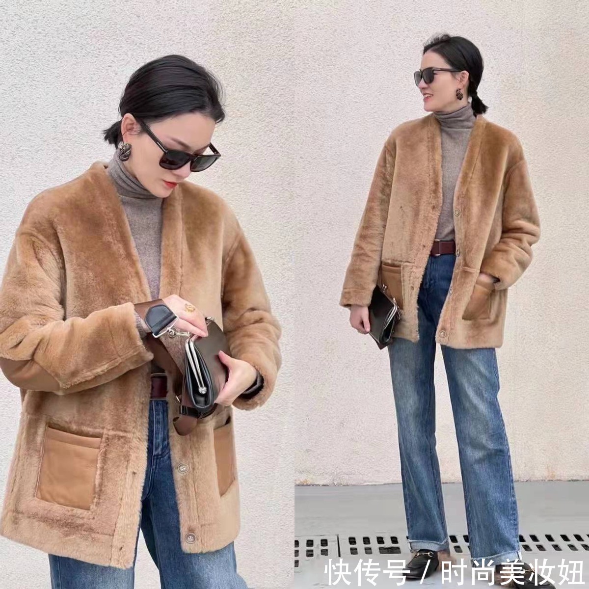 出镜率 冬季怎么穿时髦又保暖?高领打底衫是必备神器,高级又洋气