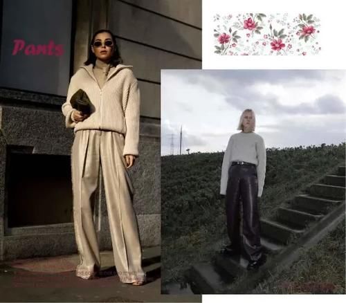 最近火了一种显高穿法，叫毛衣+阔腿裤，小个子也能穿出大气场