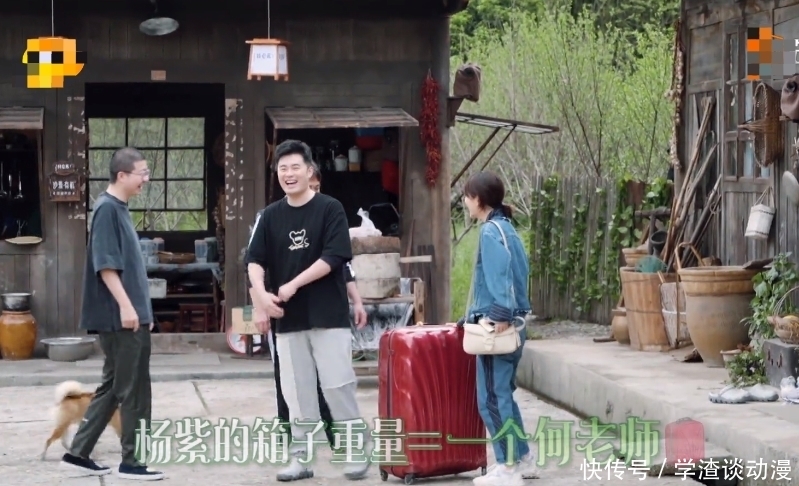 杨紫 李诞张艺兴抢着帮杨紫提箱子,细看杨紫的态度,跟谁关系好很明显