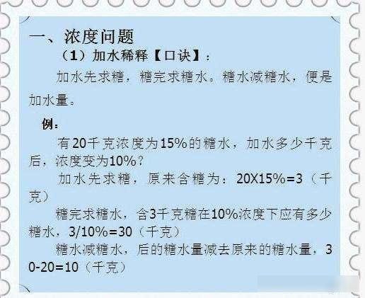 化为|这妈妈绝了！把应用题化为“口诀”，难怪儿子6年数学都名列前茅