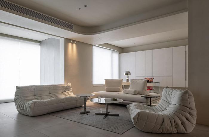 卫生间|看了她家，才知道灯光设计有多强大，哪怕刷大白，也超有氛围感