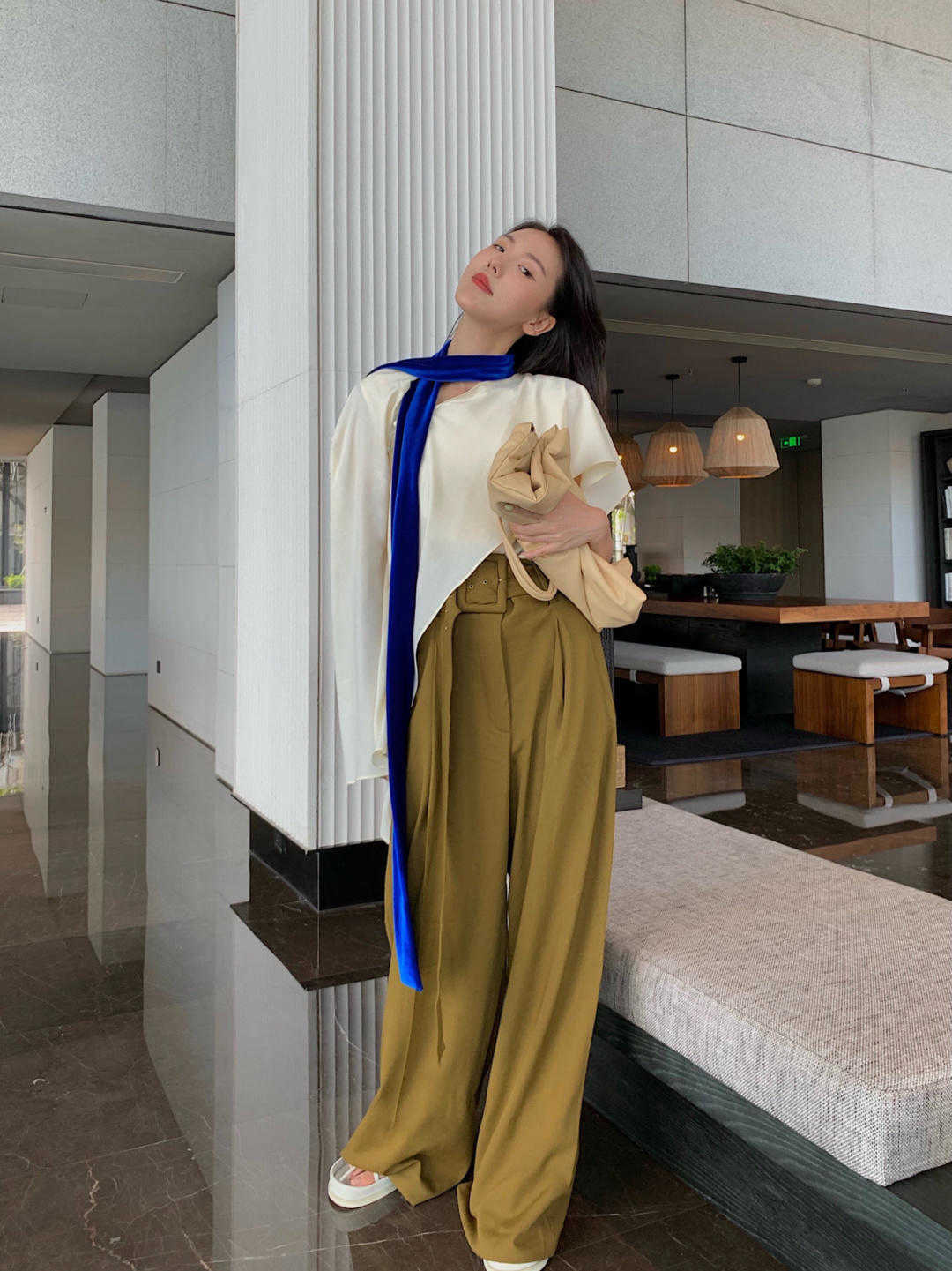 平底鞋|普通人的阔腿裤穿衣指南,这样学显高还显瘦,值得借鉴和学习