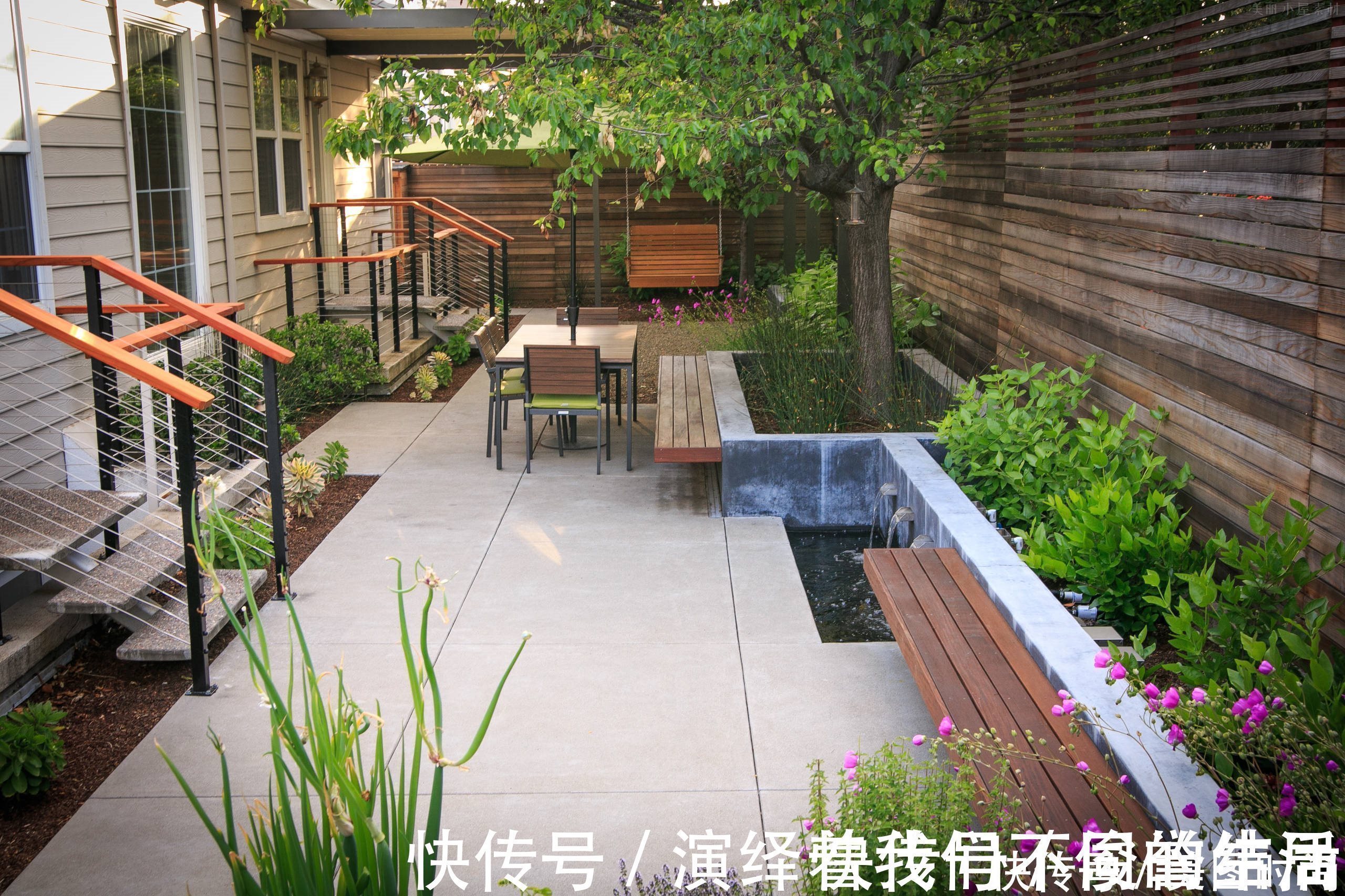 庭院装修没灵感?看完就有了,院子这样装完让人舒适到挪不开步!