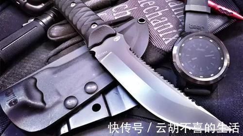 刀背|汉道武士者战术刀，这把刀真的不属于娘炮哦