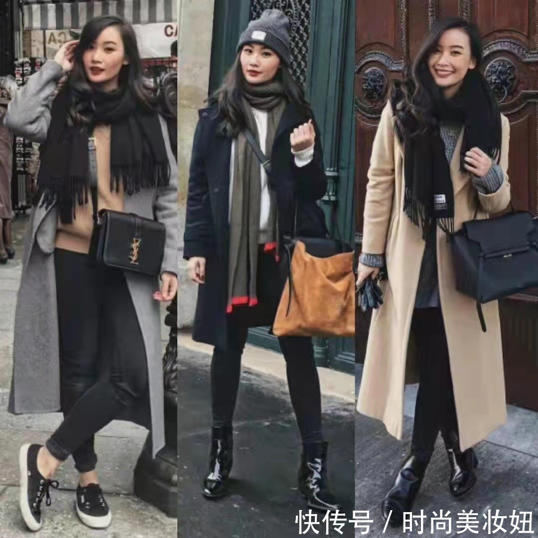 双腿|这是我见过最高级的小个子穿搭,每一套都保暖又洋气,值得借鉴