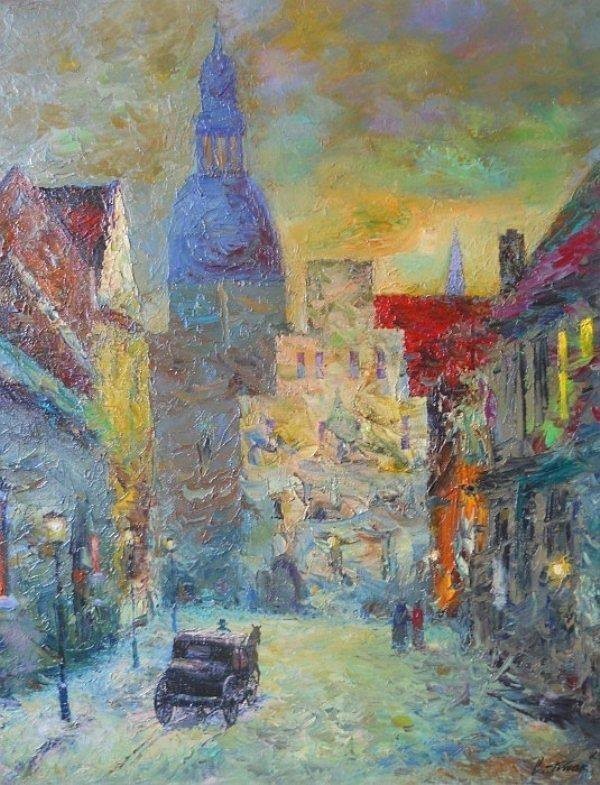 颜色#谢尔盖·雷巴克:世界的艺术家的颜色是明亮、富有表现力