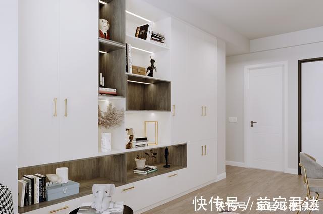 简餐|129㎡一人居引爆业主群,开放式书房+步入式衣帽间绝了