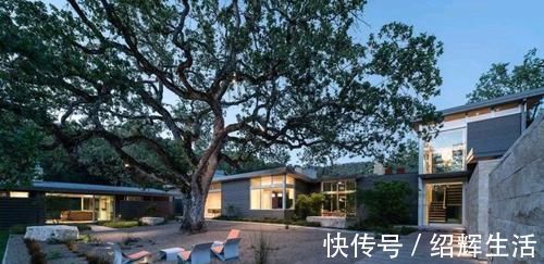 泳池|山中造个别墅,院中百年古树,庭院、壁炉、泳池,奢侈生活美如画