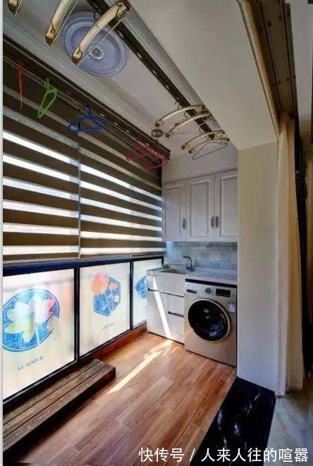 洗衣池|阳台要这样装,还能多出一间实用房,装一个可实用了