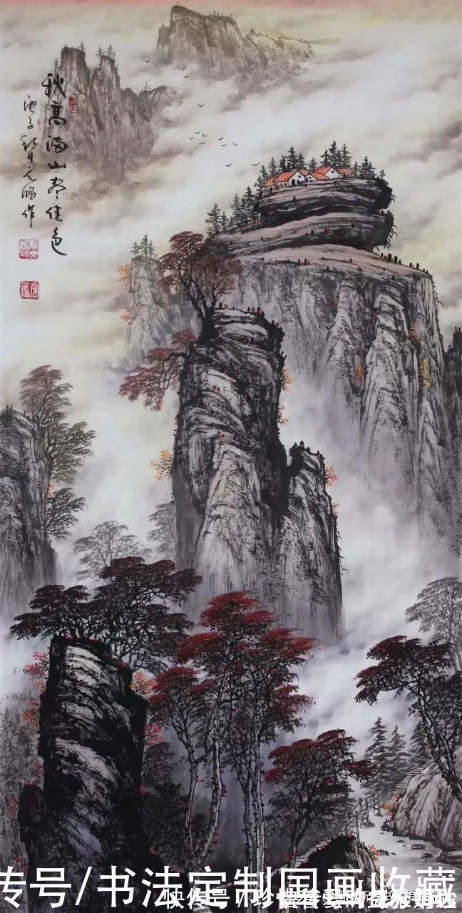 奖金奖|书法国画定制收藏《淡泊明志,养德泽福,江南春色,万山红遍》