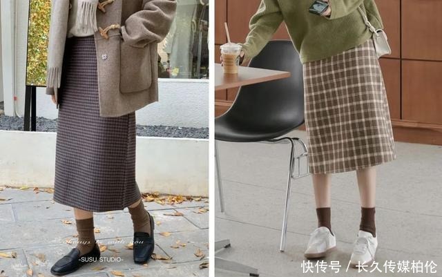 冬天|大衣+半身裙,羽绒服+半身裙,冬天这么穿气质又显瘦