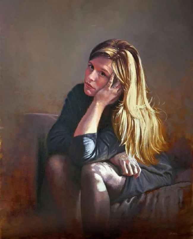 艺术学院$法国女画家:魅力独特的色粉味道