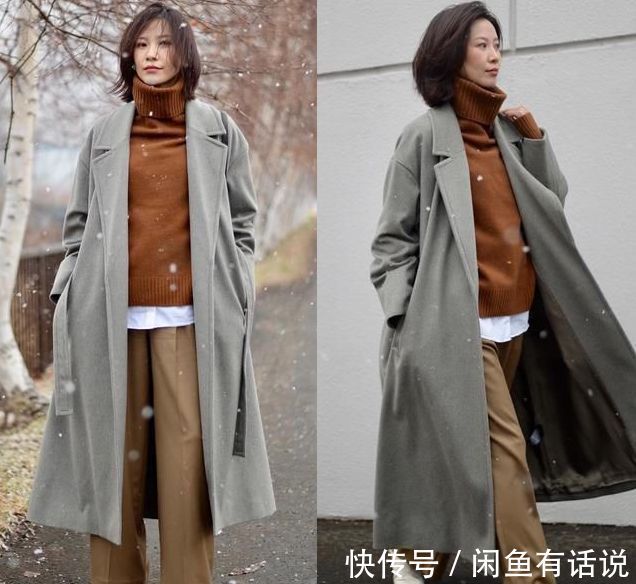 打底 过年了!这才是真正适合“阿姨辈”的大衣穿搭,简约大方还提气质