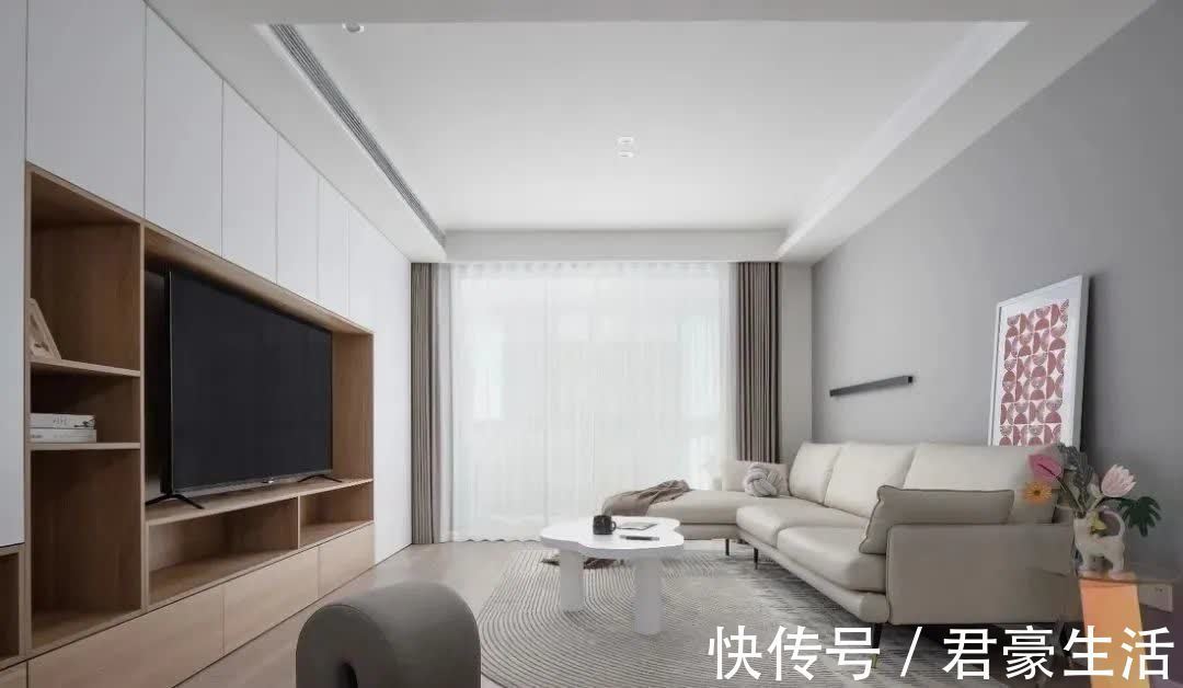 丰富感|100㎡简约北欧风，效果简洁大气又有韵味，收纳功能还强大！